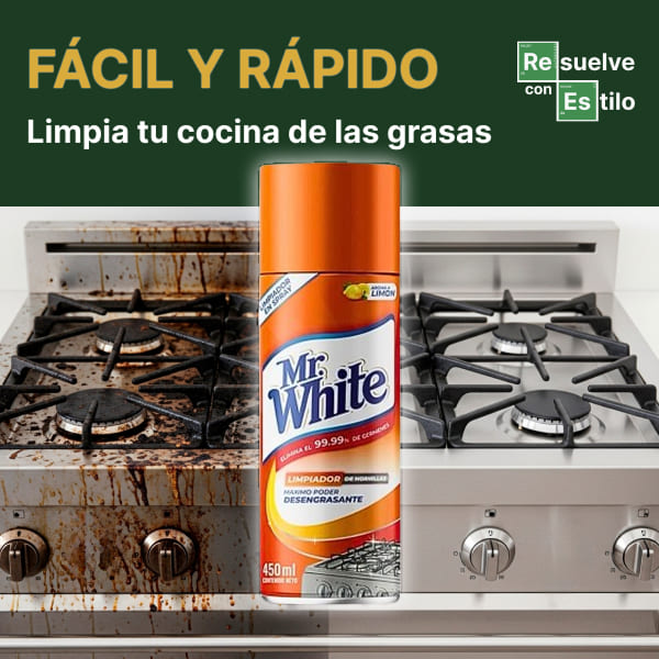 MR. WHITE - ESPUMA DESENGRASANTE