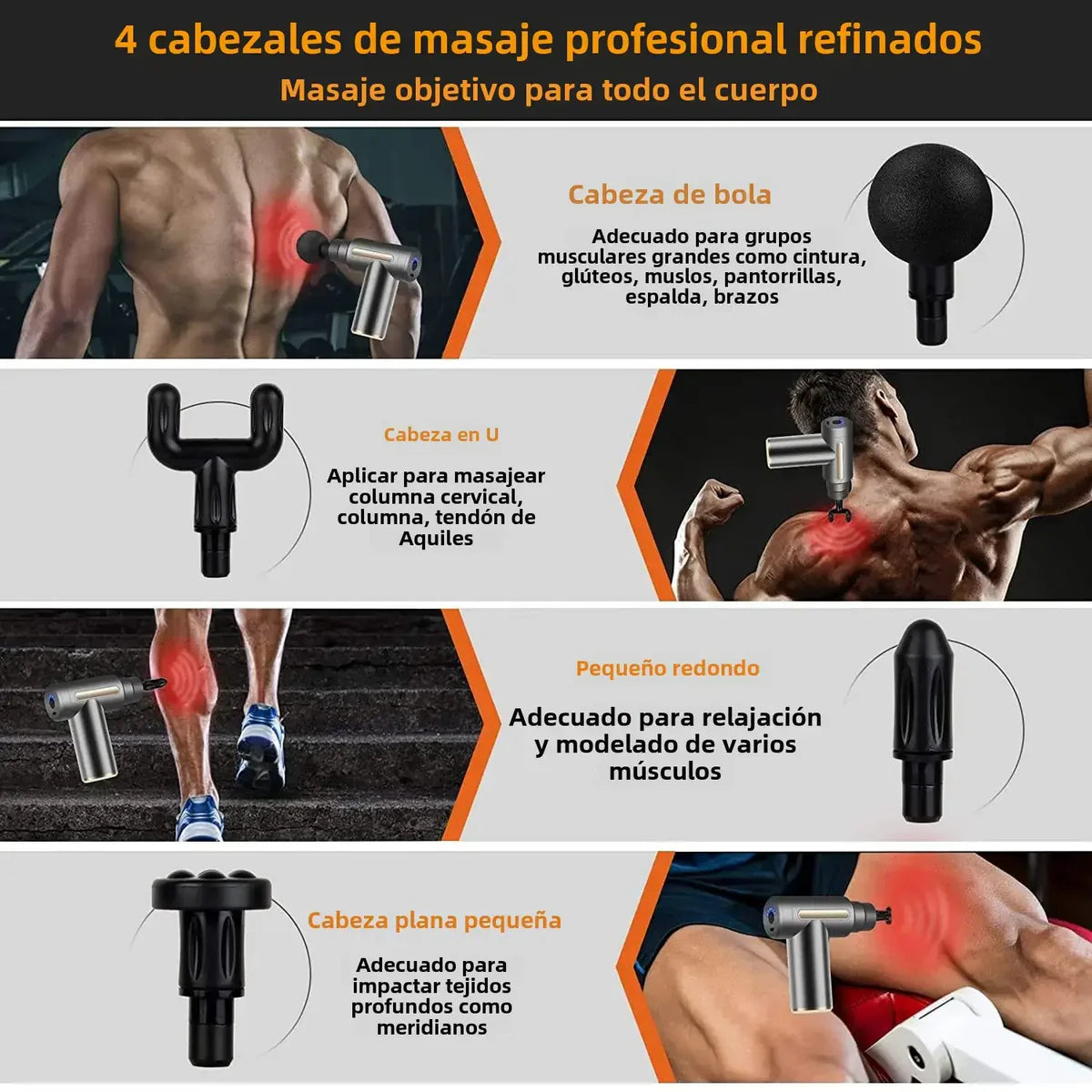 Pistola de Masaje Profesional + Mini Masajeador Gratis 🎁