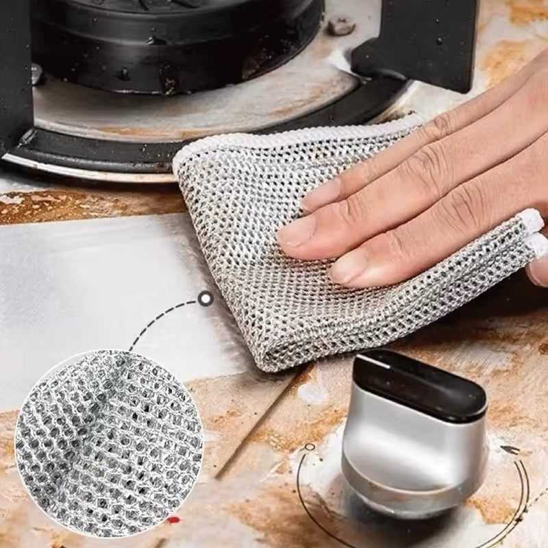 Paños de limpieza de Alambre Metálico Pro x10 UNIDADES