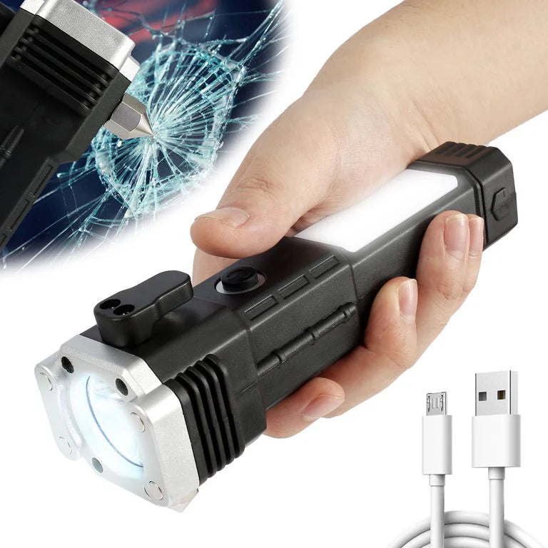 Linterna Multifuncional 4 en 1 Recargable