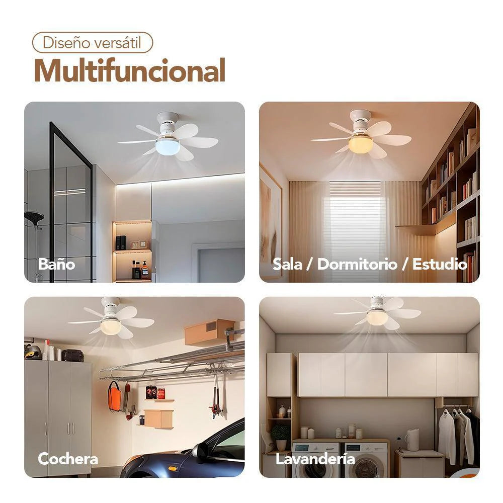 Foco Ventilador Smart Led