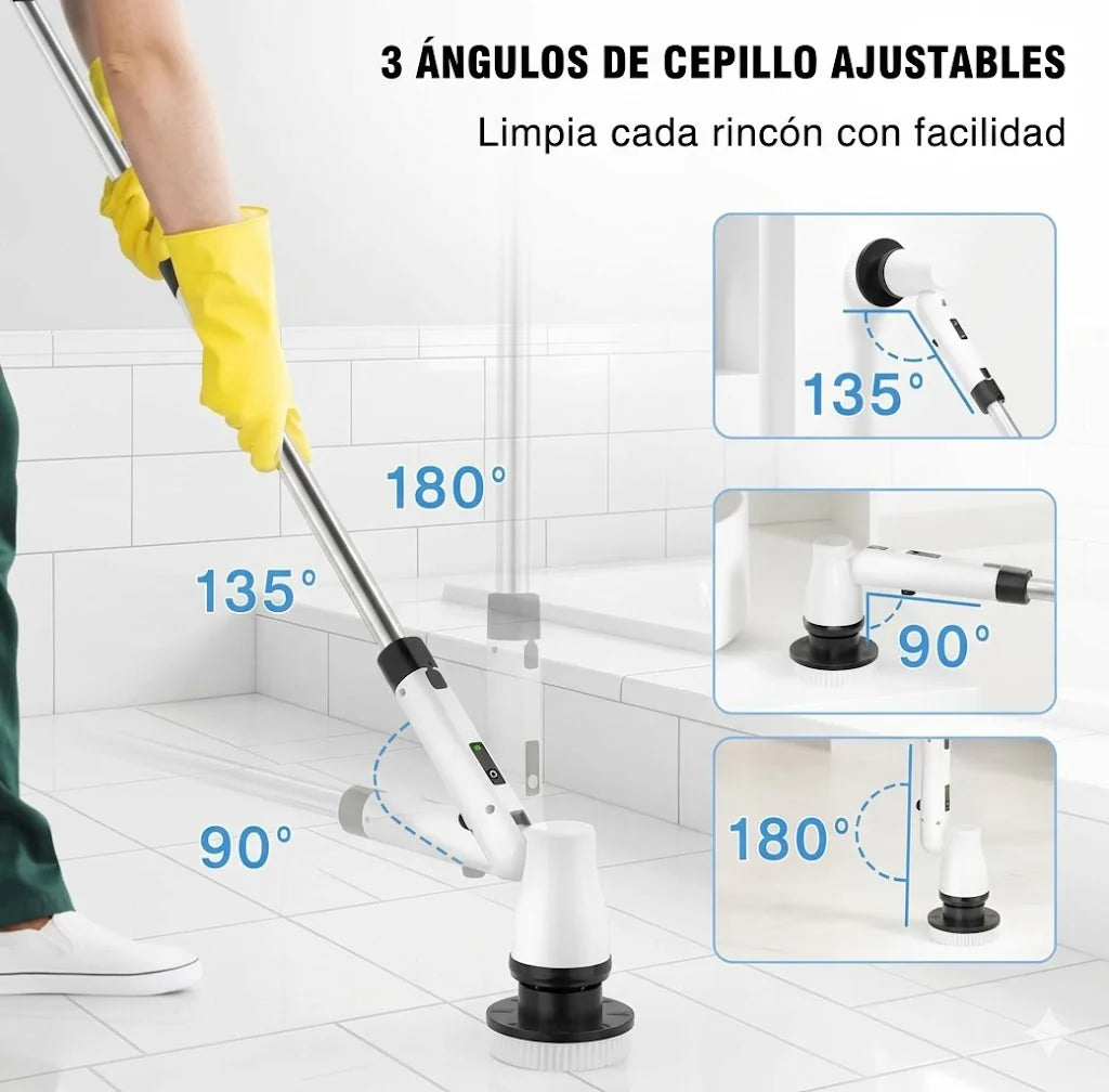 CEPILLO POTENTE DE LIMPIEZA 9 EN 1 - DISEÑO EUROPEO