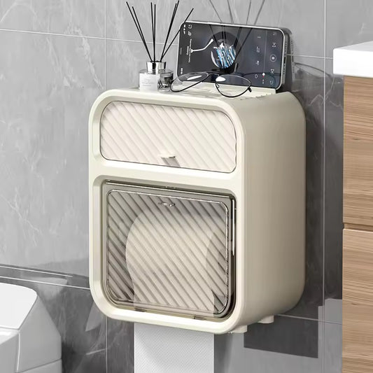 🛁 Organizador y Dispensador de Papel Higiénico con Cajón Oculto 🔒 | Envío Gratis