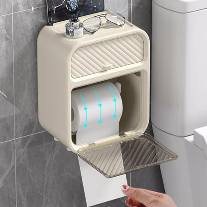 🛁 Organizador y Dispensador de Papel Higiénico con Cajón Oculto 🔒 | Envío Gratis