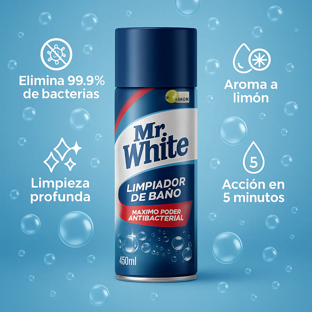 MR. WHITE - LIMPIADOR PARA BAÑO