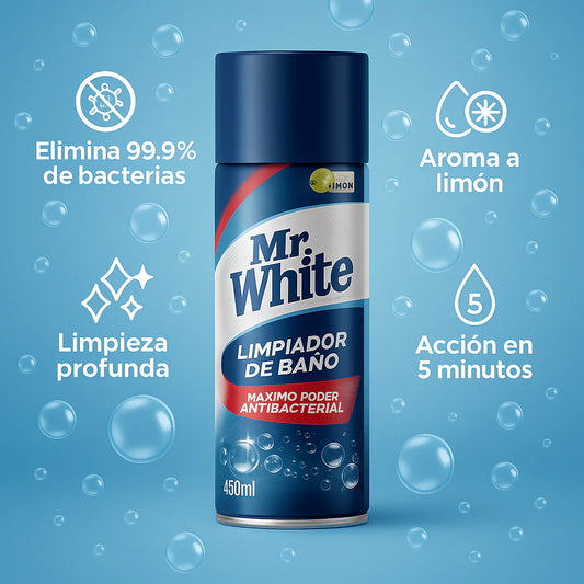 MR. WHITE - LIMPIADOR PARA BAÑO