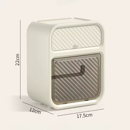 🛁 Organizador y Dispensador de Papel Higiénico con Cajón Oculto 🔒 | Envío Gratis