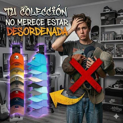 CapKing™ Organizador - Tus gorras SIEMPRE Listas - Pack de 2 Unds