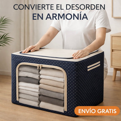 Caja Organizadora Oxford - Premium con Varillas | Pack 3 UNDS