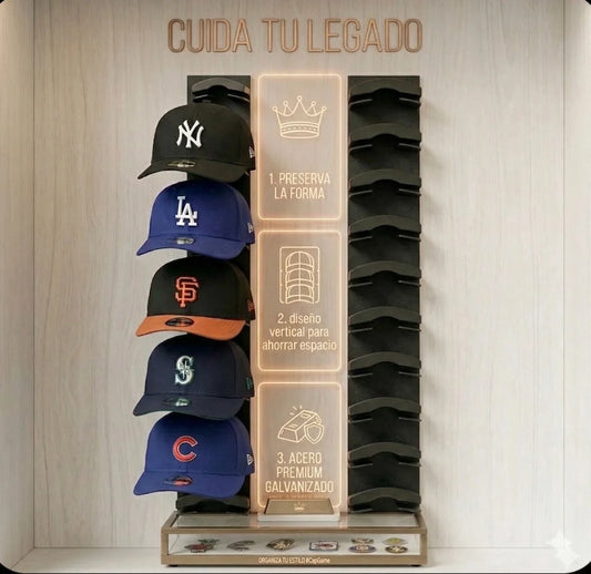 CapKing™ Organizador - Tus gorras SIEMPRE Listas - Pack de 2 Unds