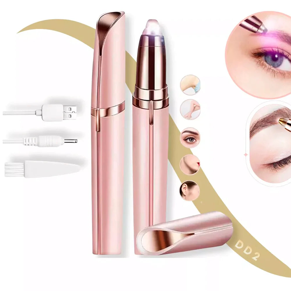 Depilador Eléctrico 2 en 1 Facial y de Cejas + Regalo Sorpresa 🎁