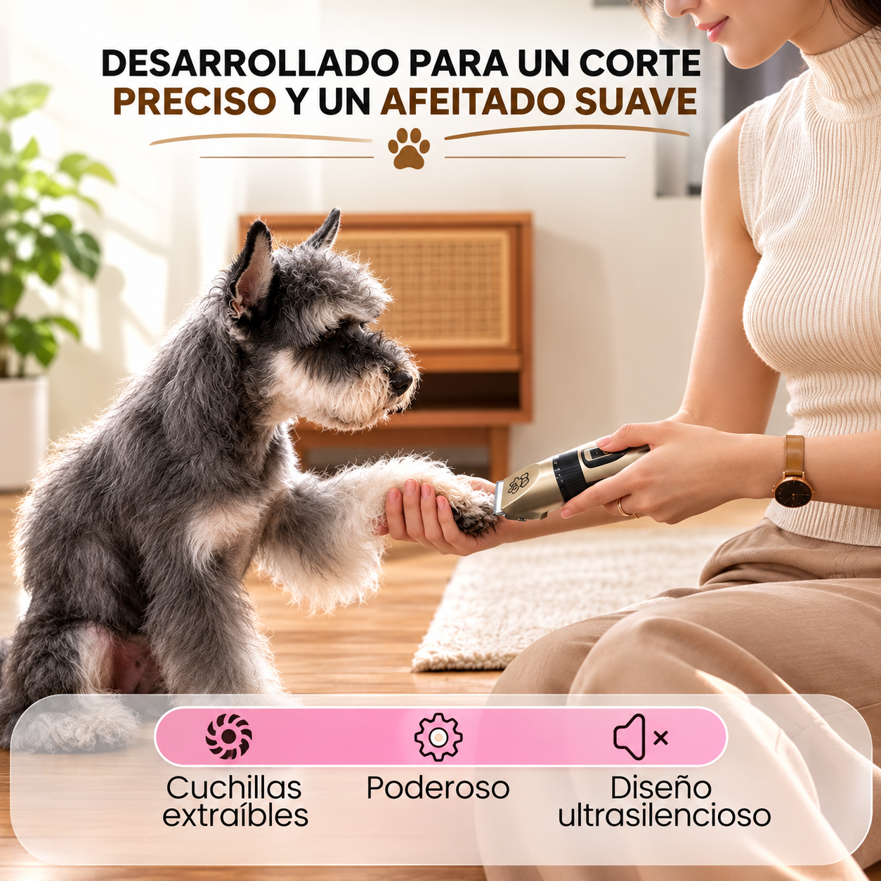 Kit de Peluquería Profesional para Mascotas – Todo en Uno 🐾 (Copia)