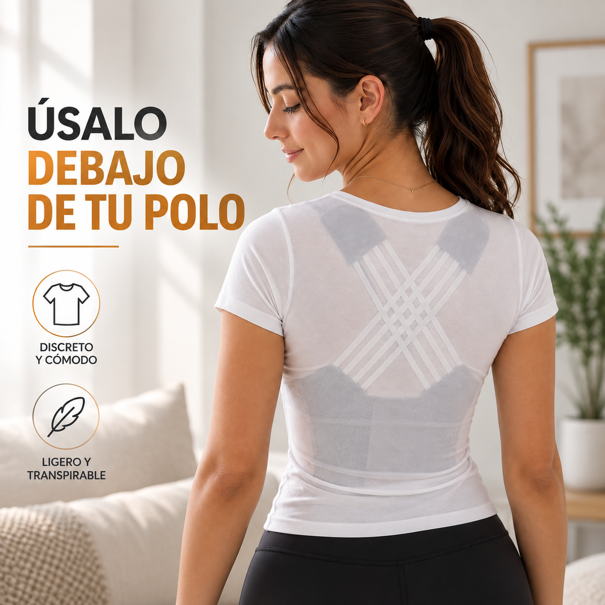 Faja Corrector de Postura Original 2 en 1 - Espalda Recta sin Dolor