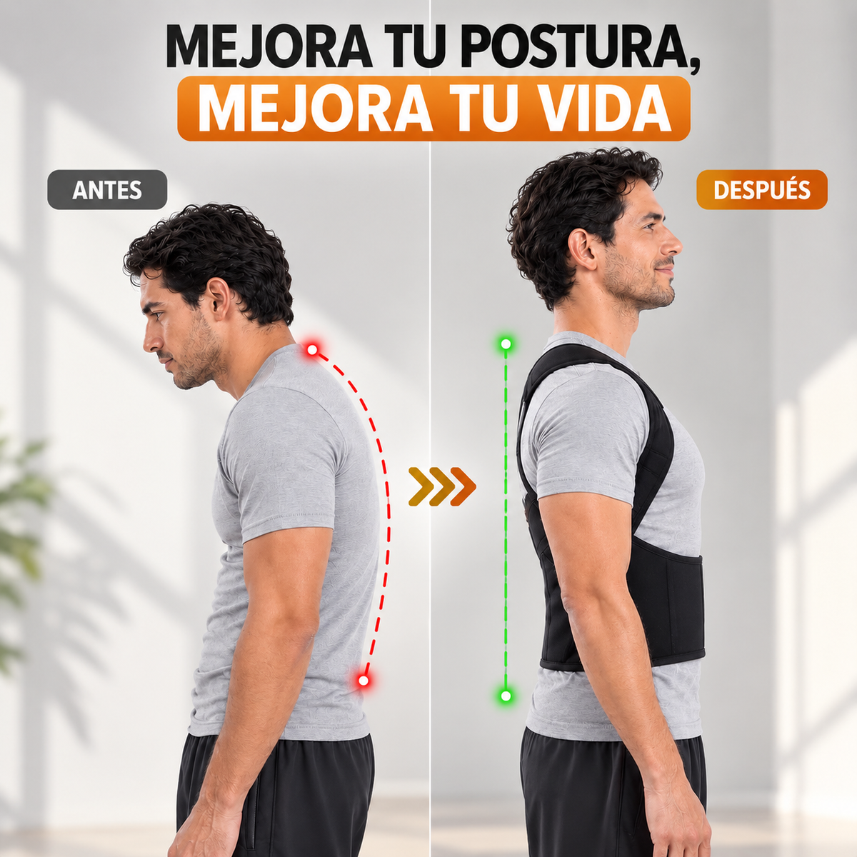 Faja Corrector de Postura Original 2 en 1