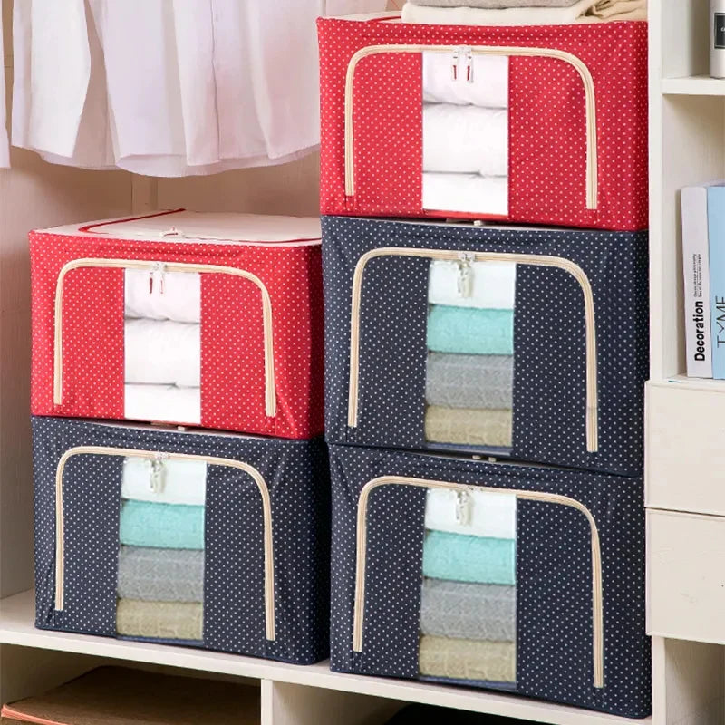 Caja Organizadora Oxford - Premium con Varillas | Pack 3 UNDS