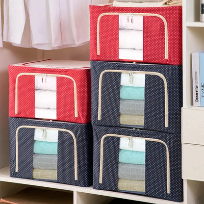 Caja Organizadora Oxford - Premium con Varillas | Pack 3 UNDS