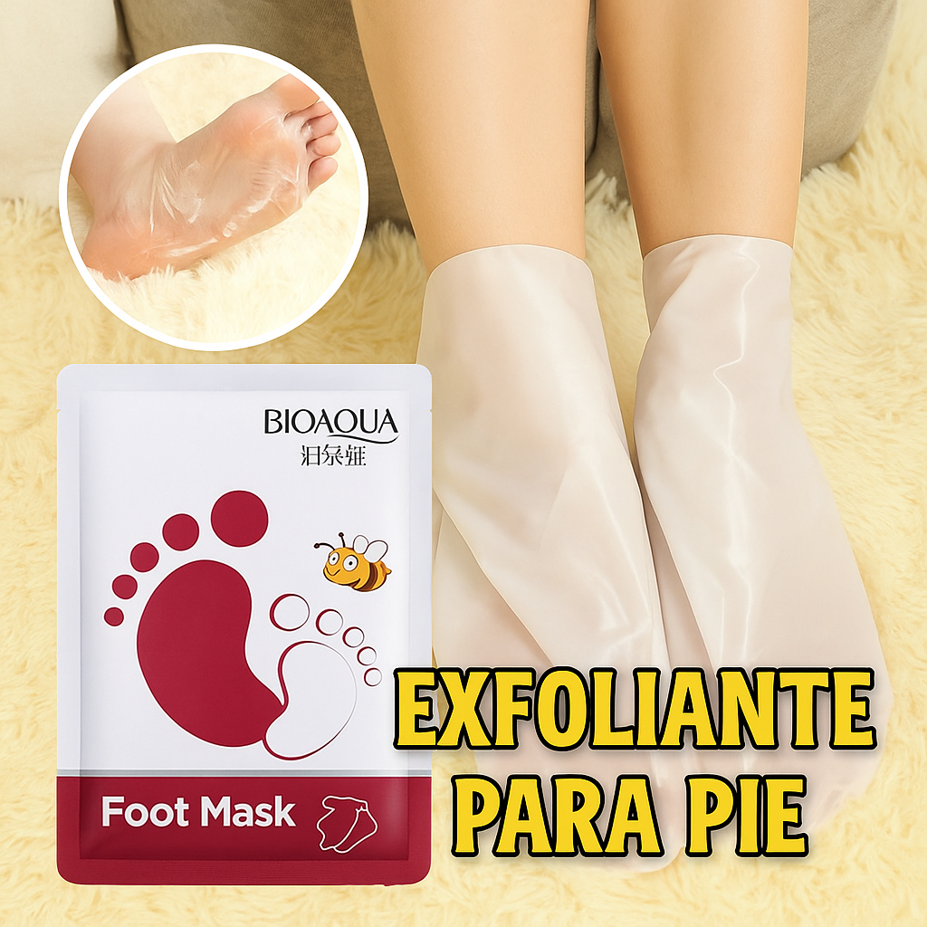 Mascarilla Exfoliante Hidratante para el cuidado de pies