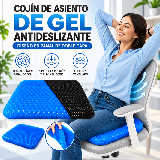 Cojín Gel Ortopédico ¡Siéntate Sin Dolor! 💙