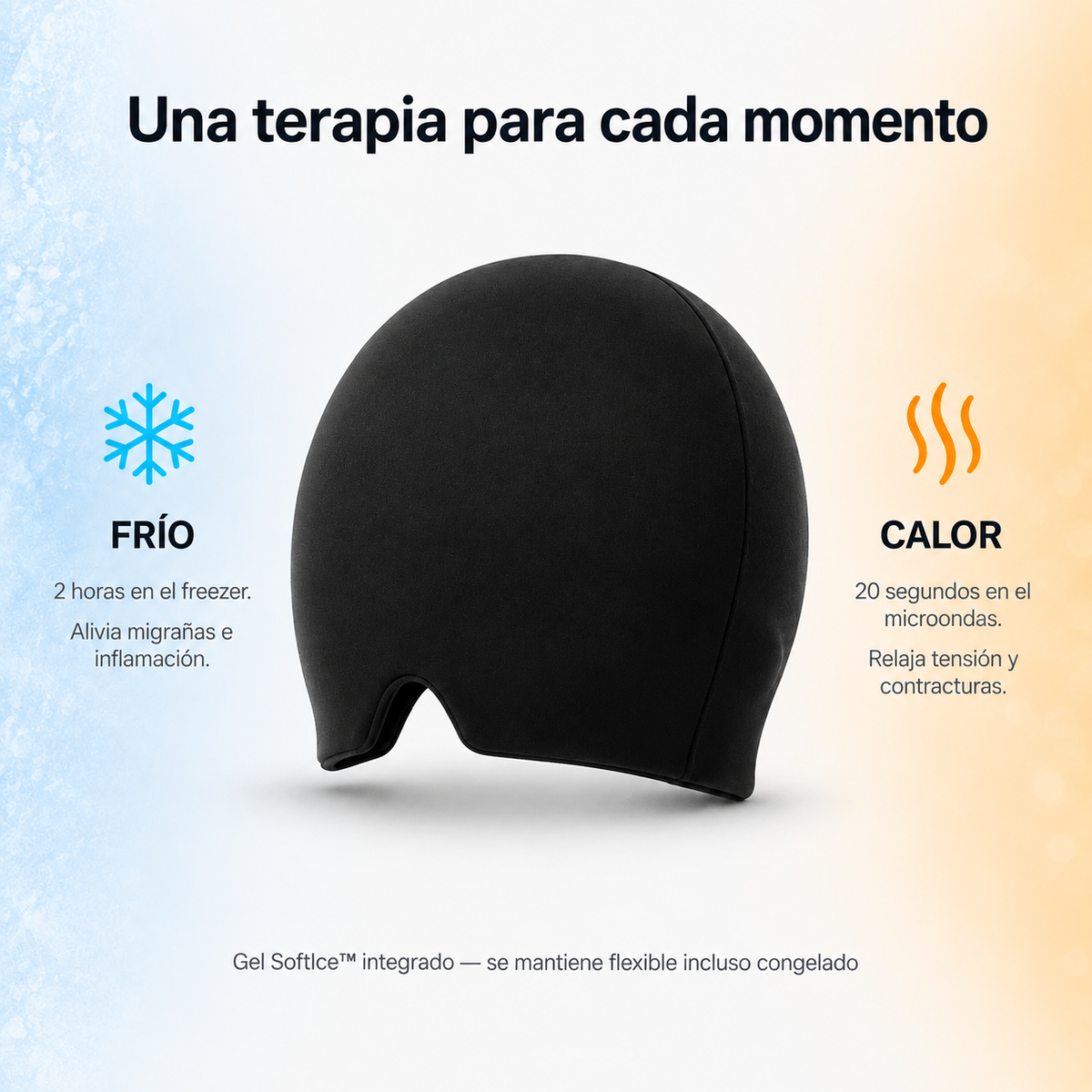 Gorro Terapéutico de Gel 360 Pro - Pack 2 unds