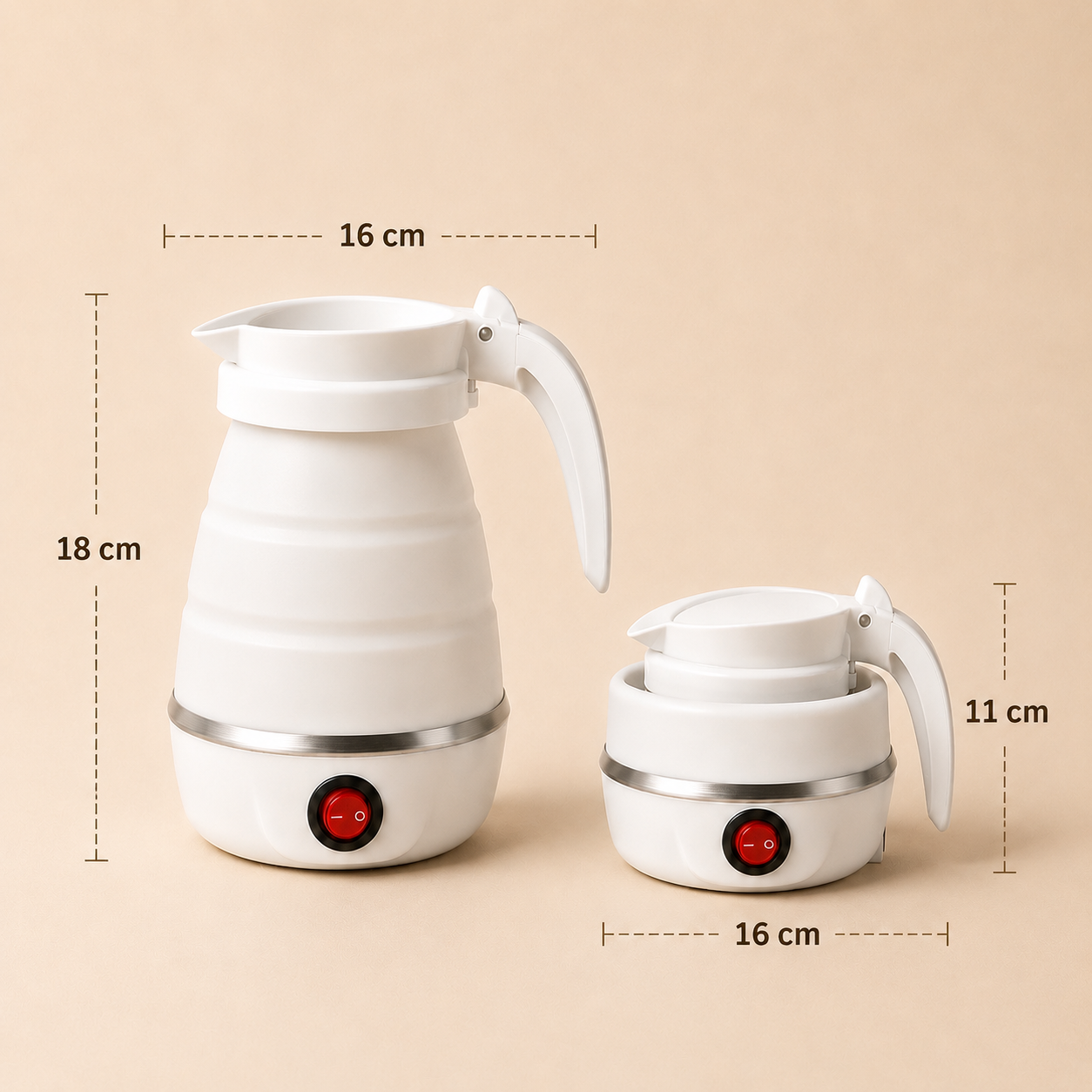 EasyBoil™ Hervidor eléctrico plegable y portátil