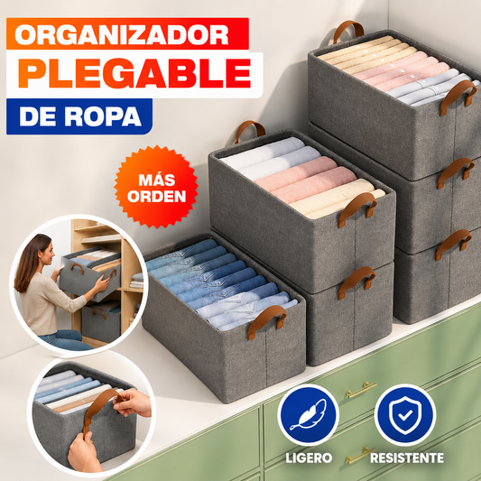 Organizador Plegable De Ropa Con Varillas