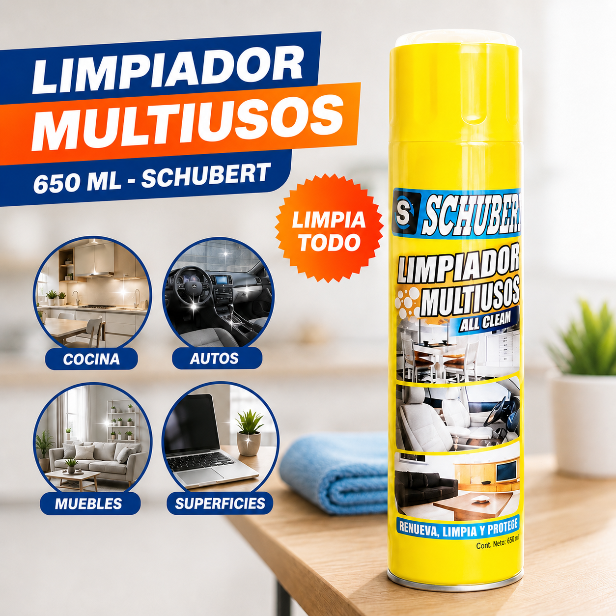 Limpiador Multiusos Schubert 650ml