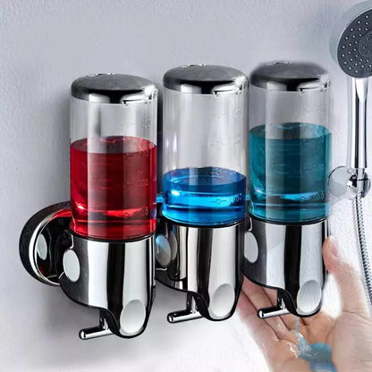 DISPENSADOR DE SHAMPOO TRIPLE