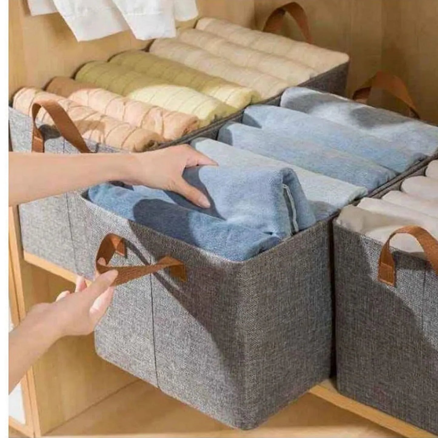 Organizador Plegable De Ropa Con Varillas