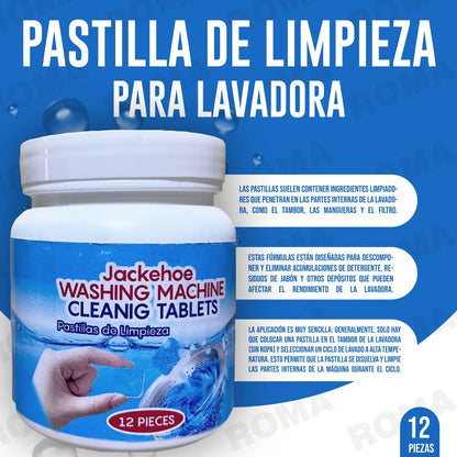 🧼 Pastillas de Limpieza Profunda para Lavadora 12 und | Envío Gratis