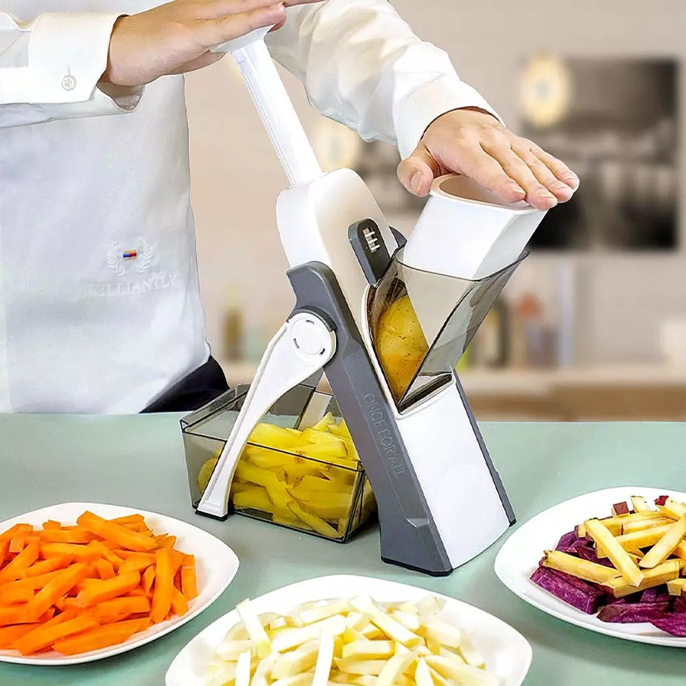  Rallador de verduras multifunción, rallador de mano para cortar  verduras, cortador de verduras de patata, picador de alimentos, cortador de  patatas desmontable, utensilios de cocina : Hogar y Cocina